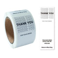 100pcs/roll Thank You Sticker Seal Labels Small Business Gift Decor Sticker Package Sticker Sealing Package Is Happy To See You