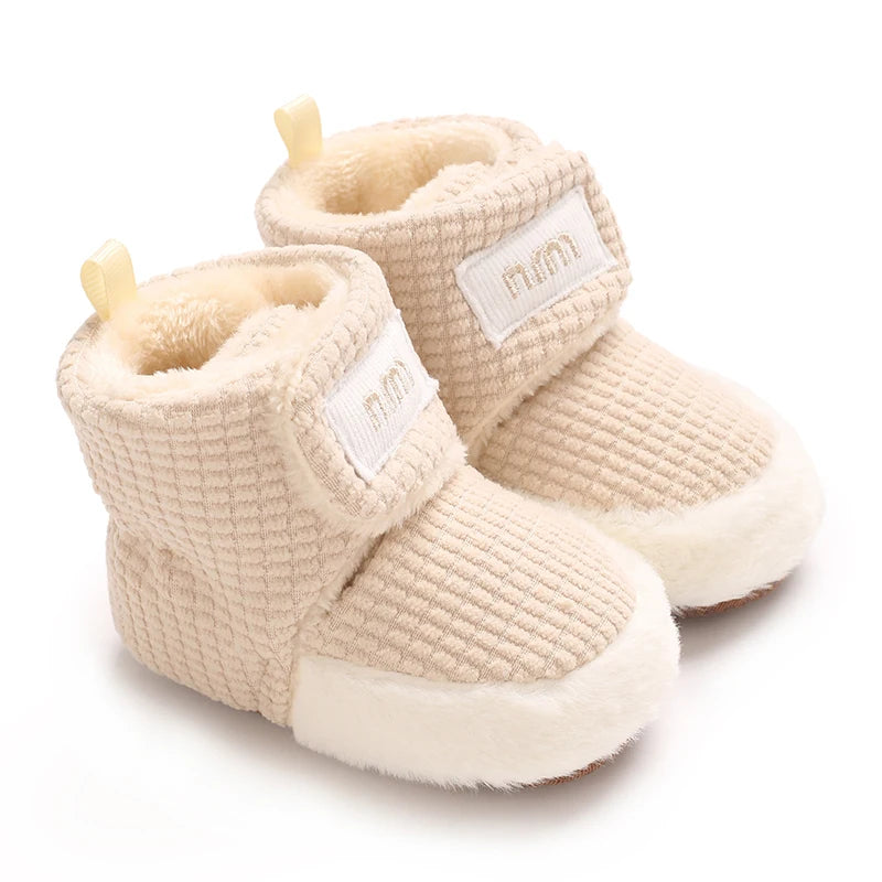 Winter Boots For Baby Boys And Girls Snow Soft Sole Anti Slip And Warm Flat Shoes Baby's First Walking Baby Shoes Boots 0-18