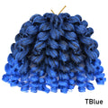 Ombre Braiding Hair Jumpy Wand Curl Crochet Braids Synthetic Crochet Hair Extension for Black Women Jamaican Bounce Curly Hair