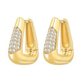Orstarry S925 Sterling Silver 18k Gold Modern Square Earrings Hoop Earrings For Women Jewelry Original Trendy Anniversary Gifts