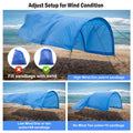 WESTTUNE Beach Tent Shade Canopy Wind-Powered Portable | SAMAG
