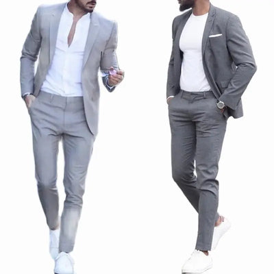 Casual Business Men Suits for Wedding Man Groom Tuxedos | SAMAG