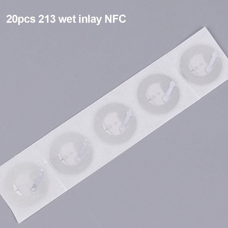 1/20/50Pcs 2.5cm NFC Labels Stickers Badges Label Sticker RFID Electronic Tag Rewritable Secret Key Sticker NFC Tags