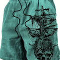 Men's shorts swimming trunks quick-drying pirate skull | SAMAG
