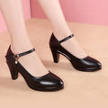 Fashion Women's Pumps 2026 Spring/autumn Fashion Round Toe Buckle Thin Heels Pumps Sexy Elegant Single Shoes Size 35-41