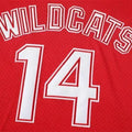 Zac Efron Troy Bolton East High School Wildcats No 14  Red  Retro Basketball Jersey Men Stitched Embroidere Jerseys Sport Shirt
