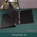 Office Supplies 2/3/4-Ring Binder A4 Folder For Documents Paper File Organizer A4 Binder Folder