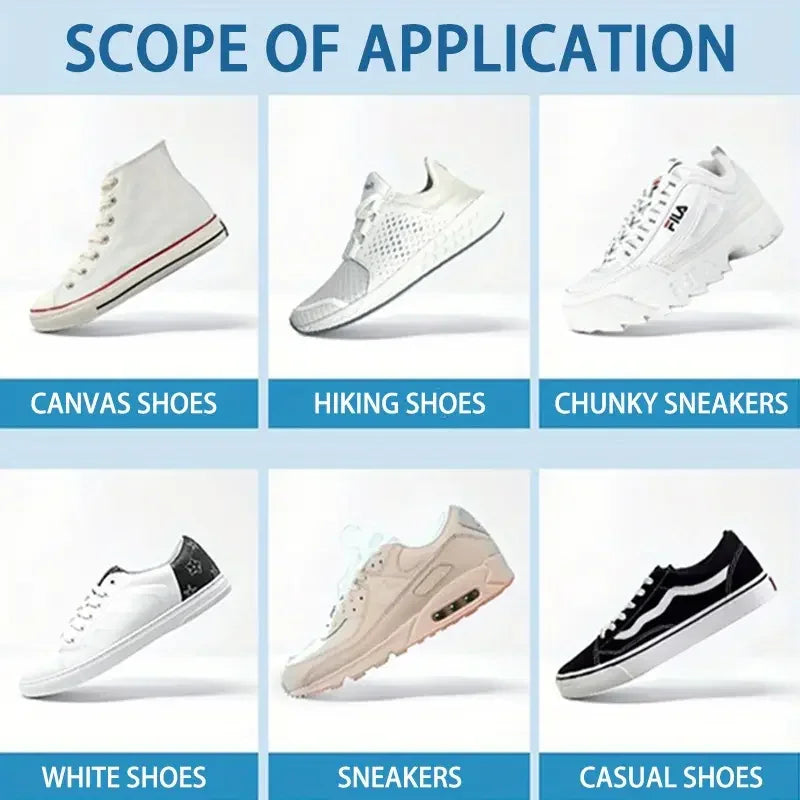 White Sneaker Maintenance Cream: Synthetic Leather Polish/Refurbisher,Restores Shine for Shoes&Leather Furniture – Easy Home Use
