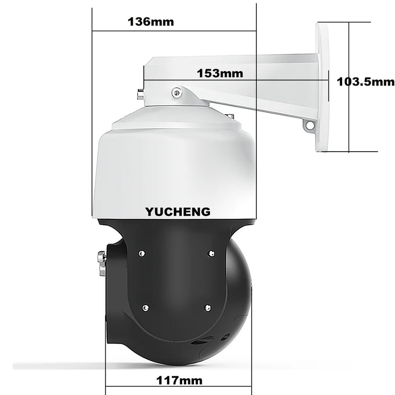 360X ZOOM IMX415 4K 8MP 30fps POE Temperature Display RTMP High Speed Dome PTZ Wiper IP Camera ONVIF Absolute Move Hikvision
