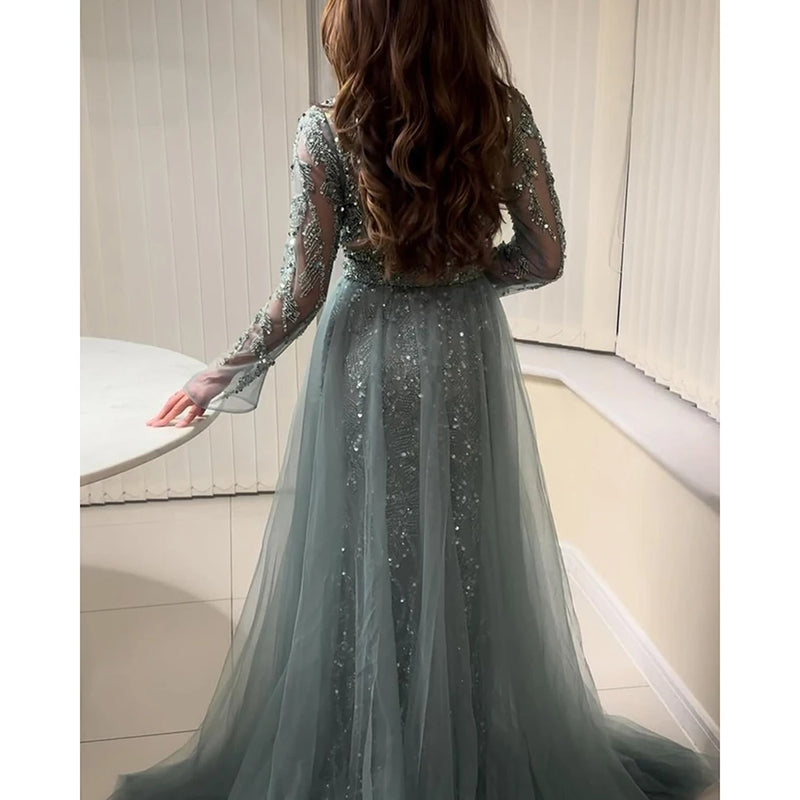 Eshault&bridal Evening Dress for Women Long Sleeves | SAMAG