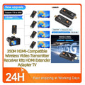 350M HDMI-Compatible Wireless Video Transmitter Receiver Kits HDMI Extender Adapter TV Stick Dongle 1080P for Laptops PC Monitor
