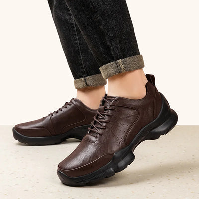 Men's Height Increase Shoes Calfskin for All-Day Wear | SAMAG