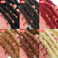 1- 8 Packs Butterfly Faux Locks Crochet Hair Boho Soft Locs Braiding Hair Distressed Pre Looped Synthetic Butterfly Locs Twists