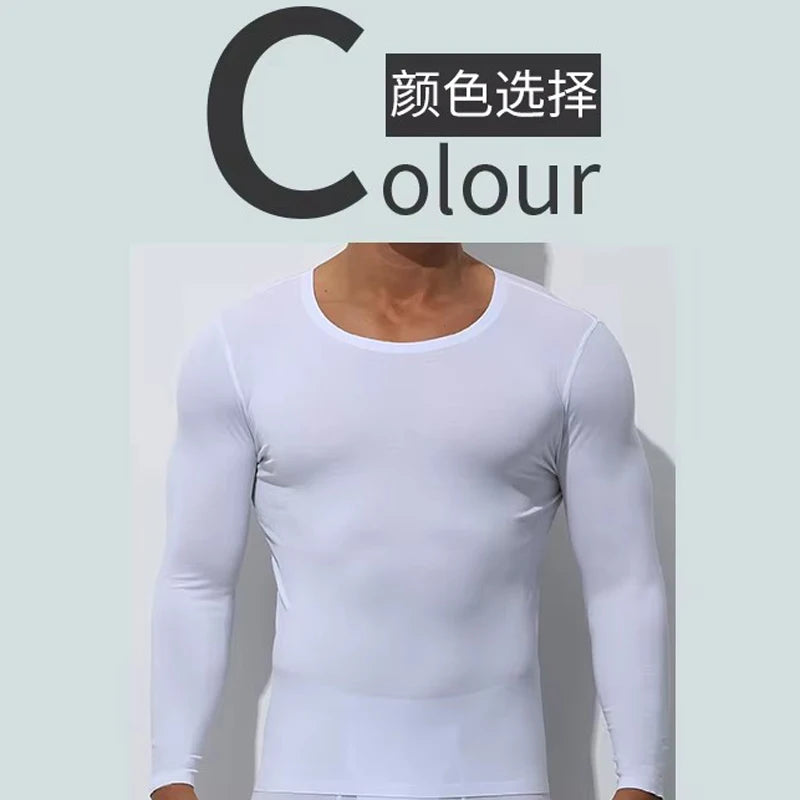 Men's Long Johns Suit Tights Modal Cotton Sweater Male Thin Shirt Leggings Underwear