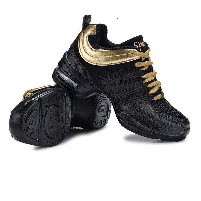 Large Size Women's Dance Shoes Soft Outsole Woman Breath Jazz Hip Hop Shoes Sports Sneakers Ladies Girl Modern Jazz Dancing 2026