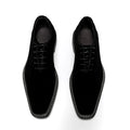 Men's Formal Genuine Leather Shoes Suede Nubuck Square Toe Oxfords British Retro Business Casual Dress Shoes 2026