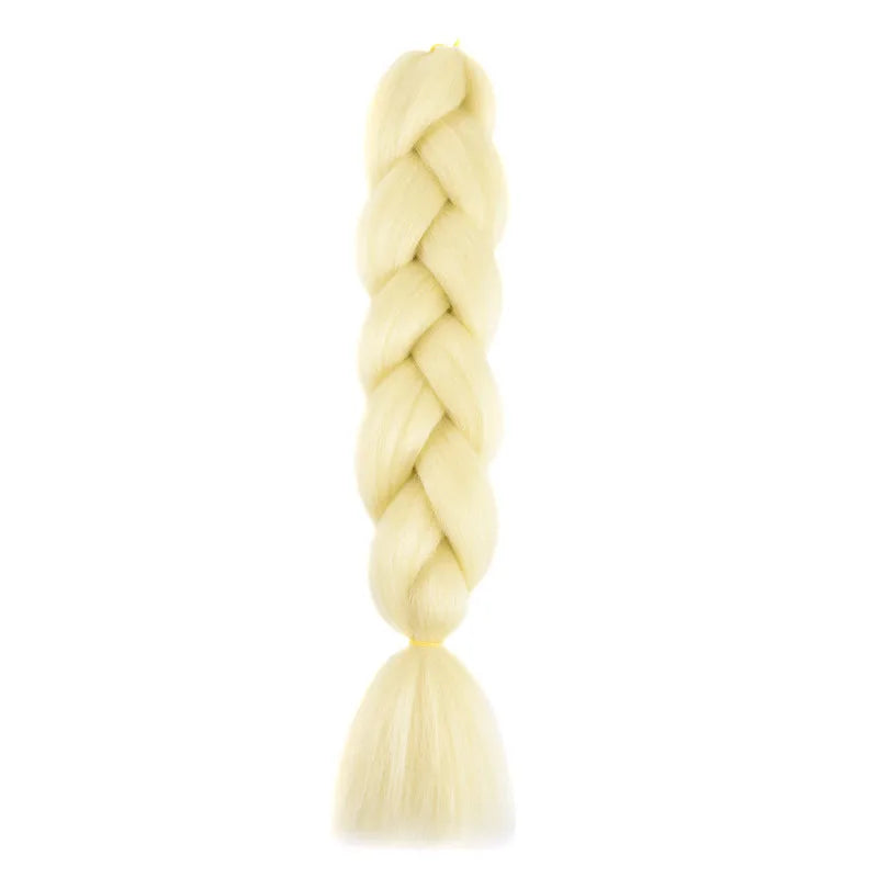 100g 24inch Jumbo Braiding Hair Synthetic Braiding Hair Braid in Hair Extensions Braids Hair for Twist for Daily Cosplay