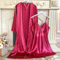 Bride Wedding Robe Dress Suit Women Rayon Bathrobe Gown | SAMAG