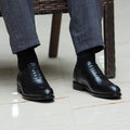 Men's Classic Italian Style Genuine Leather Oxfords Dress Shoes Lace-Up Black/Brown Business Office Wedding Formal Footwear