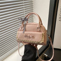 A Versatile Bow-tie Hand-held Boston Bag for Women in 2025 Korean Version, A Fashionable, Sweet and Casual Crossbody Bag