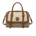 Brand light luxury women's bag 2025 new handbag, high-end retro large capacity single shoulder diagonal cross Boston bag