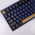 KBDiy GMK Blue Samurai Keycap Cherry Profile Double Shot PBT ISO Keycaps For Gamer Mechanical Keyboard Kit Gaming Point Key Cap