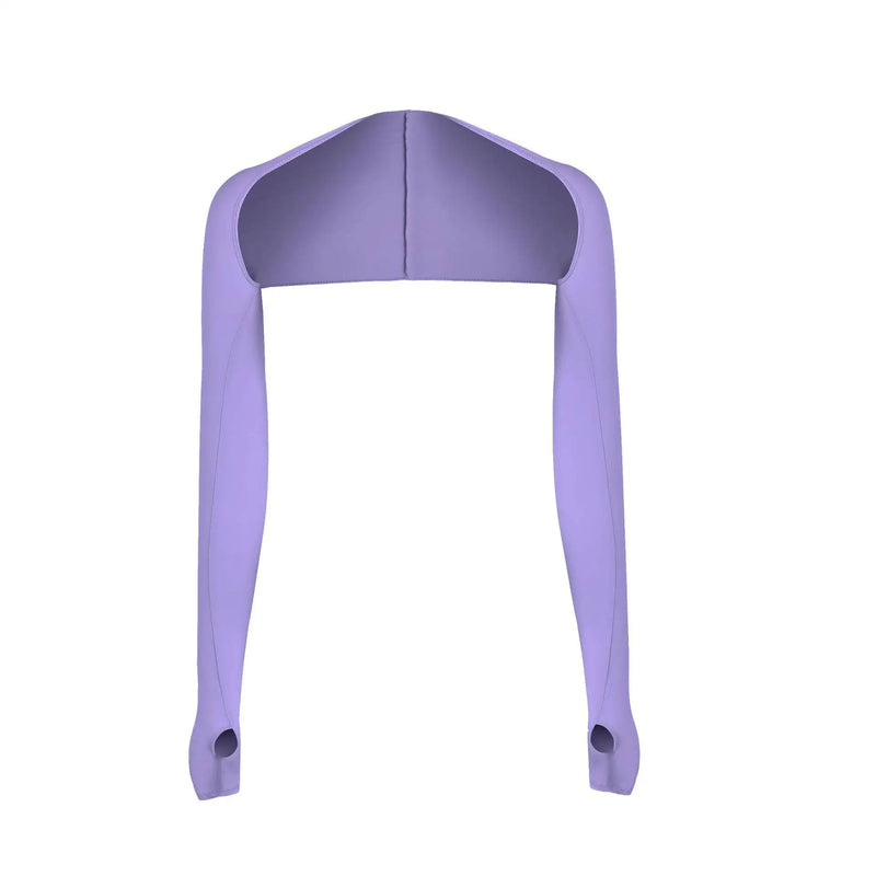 Oversized Integrated Shoulder Ice Sleeves Sun Protection Fake Arm Cover Shawl Unisex Summer Outdoor Cooling Breathable Stretchy