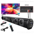 NEW Soundbar Blaster Bluetooth Speaker Desktop Home TV Outdoor Super Power Sound TV Projector Subwoofer Portable Sound Bar BS-10