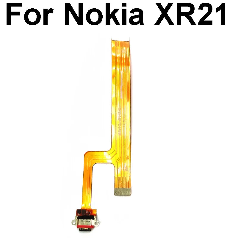 USB Charging Board Dock Port Flex Cable For Nokia XR20 XR21 X30 USB Charger Connector Flex Cable Board Ribbon Repair Parts