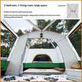 Family Camping Tent Two Bedroom One Living Room - View 3 | SAMAG