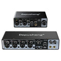 MQ22/44 ASIO Audio Professional Sound Card 2/4 Channel USB Audio Interface for Live Recording