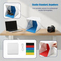 Portable LED Photo Studio Light Box Foldable Photography LED Photo Studio Tent USB Mini Light Box With 2/4/6 Color Backdrop