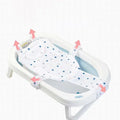 Baby Bath Net Mat Children  Newborn Adjustable Bathtub Pillow Seat Cushion Cross-shaped Anti-slip Bathtub Shower Cradle Bed Seat