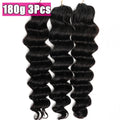 Ocean Wave Crochet Braids Miracle Knots Crochet Human Hair Pre-Separated Invisible Knotless Loose Deep Wave Feather Crochet Human Hair Bundles For Black Women Ocean Wave Humain Crochet Hair 16 To 26 Inch 60g/pcs 240g For A He