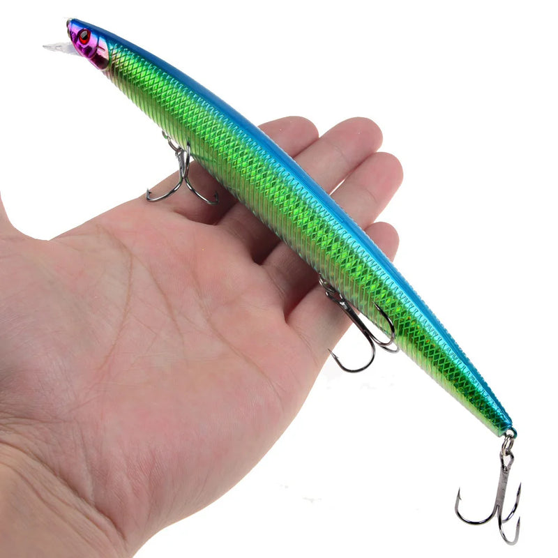 16 Colors 18cm 24g Minnow Fishing Lure Laser Crankbait | SAMAG