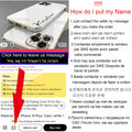Customized Personalized Name 3D Love Heart Case For Samsung Galaxy S25 S24 S23 S22 S21 S20 Ultra Plus Luxury Cover S23 S21 FE