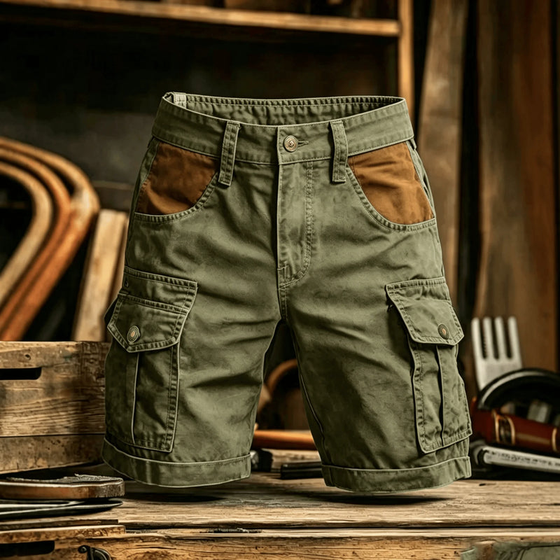 Men Summer New Multi Pockets Cotton Cargo Shorts Fashion | SAMAG