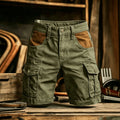 Men Summer New Multi Pockets Cotton Cargo Shorts Fashion | SAMAG