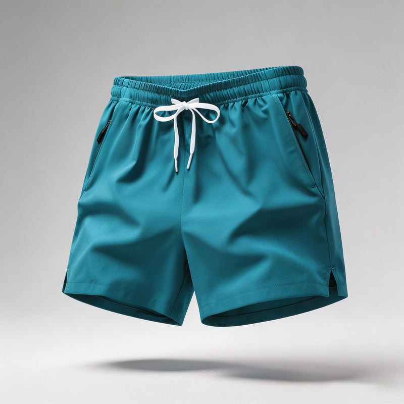 Men's Quick Dry Running Shorts with Drawstring and Zip Pockets - Ideal for Athletic Workouts and Gym - View 18 | SAMAG
