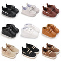 0-18M Classic Fashion Infant Casual Sneakers Soft Sole Baptism Comfortable First Walking Shoes For Baby Boys Girls