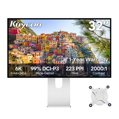 Kuycon G32P 32 Inch Computer Monitor 6K UHD IPS PC | SAMAG