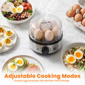 SUPERLEX 400W Power EGG COOKER with Large Capital Boils Up to 7 Eggs Smart Power Off Easy to Clean and Better Safeter For Family