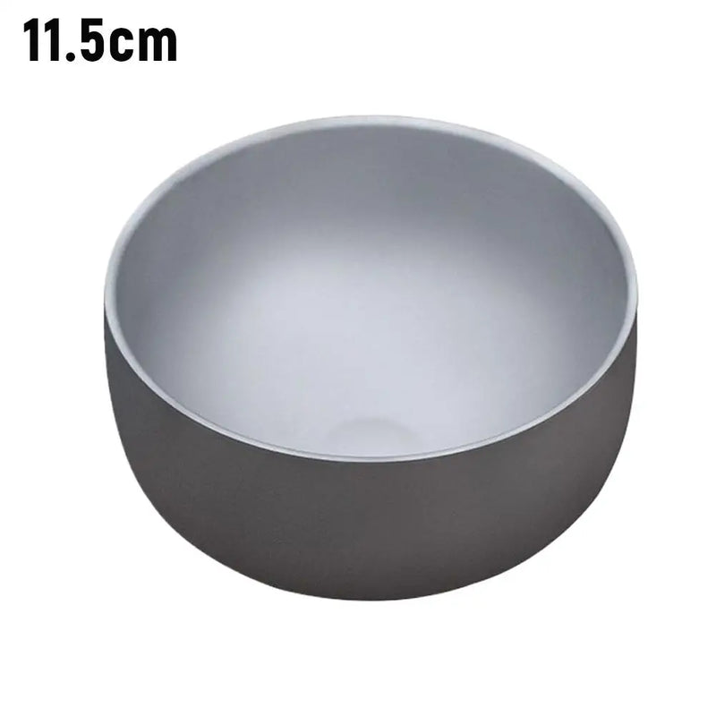 Titanium Purification Portable Bowl Multi Functional Soup Bowl Outdoor Camping Mug Outdoor Camping Double Layer Anti Scald Bowl
