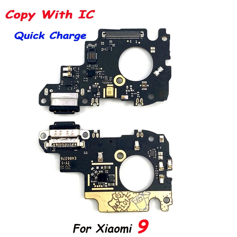 New For Xiaomi 10T 9T 10 11T Pro 12T 10 Lite USB With Micro Charging Port Charger Dock Flex Cable With IC Microphone Board