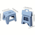Folding Step Stool Strong Load-bearing Heavy-Duty Chair Travel Use Compact Collapsible Chair with Handle Camping Supplies