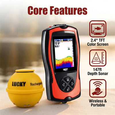 Portable Wireless Castable Fish Finder Sonar Sensor | SAMAG