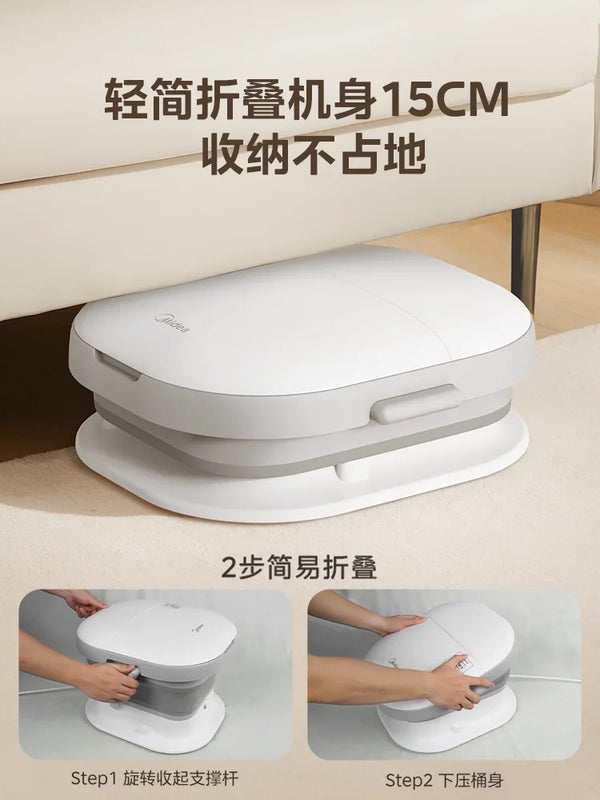 220V Home Electric Foot File Soaking Tub - Foldable, Constant Temperature, Fully Automatic Heating with Foot Massage AK