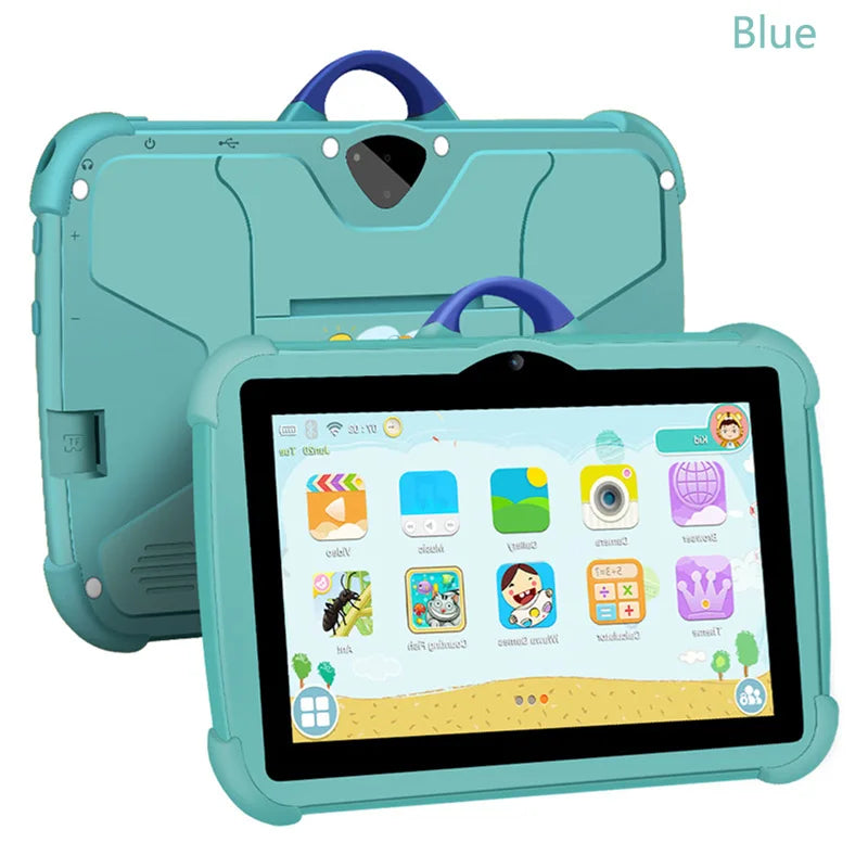 New 7 Inch WiFi Tablet PC Google Learning Education Kids' Tablet Quad Core 4GB RAM 64GB ROM Wi-Fi Android Tablets 4000mAh