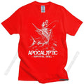 Fashion Marlin Fishing Apocalyptic T Shirt Men's Short Sleeve Fish T-Shirt Fathers Day Fisherman Summer Tshirt Cotton Top