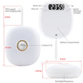 TS-BC670 Silent Vibration Alarm Clock Students Wake Up Strong Wake Artifact Creative Cute Pet Mute LED Digital Clock
